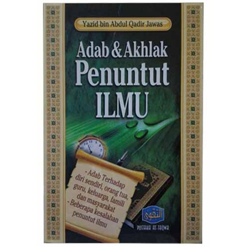 Jual Buku Adab Akhlak Penuntut Ilmu Pustaka At Taqwa Buku Ilmu Shopee