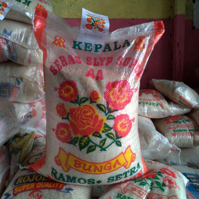 Jual Beras Setra Ramos Cap Bunga Cap Kembang Shopee Indonesia