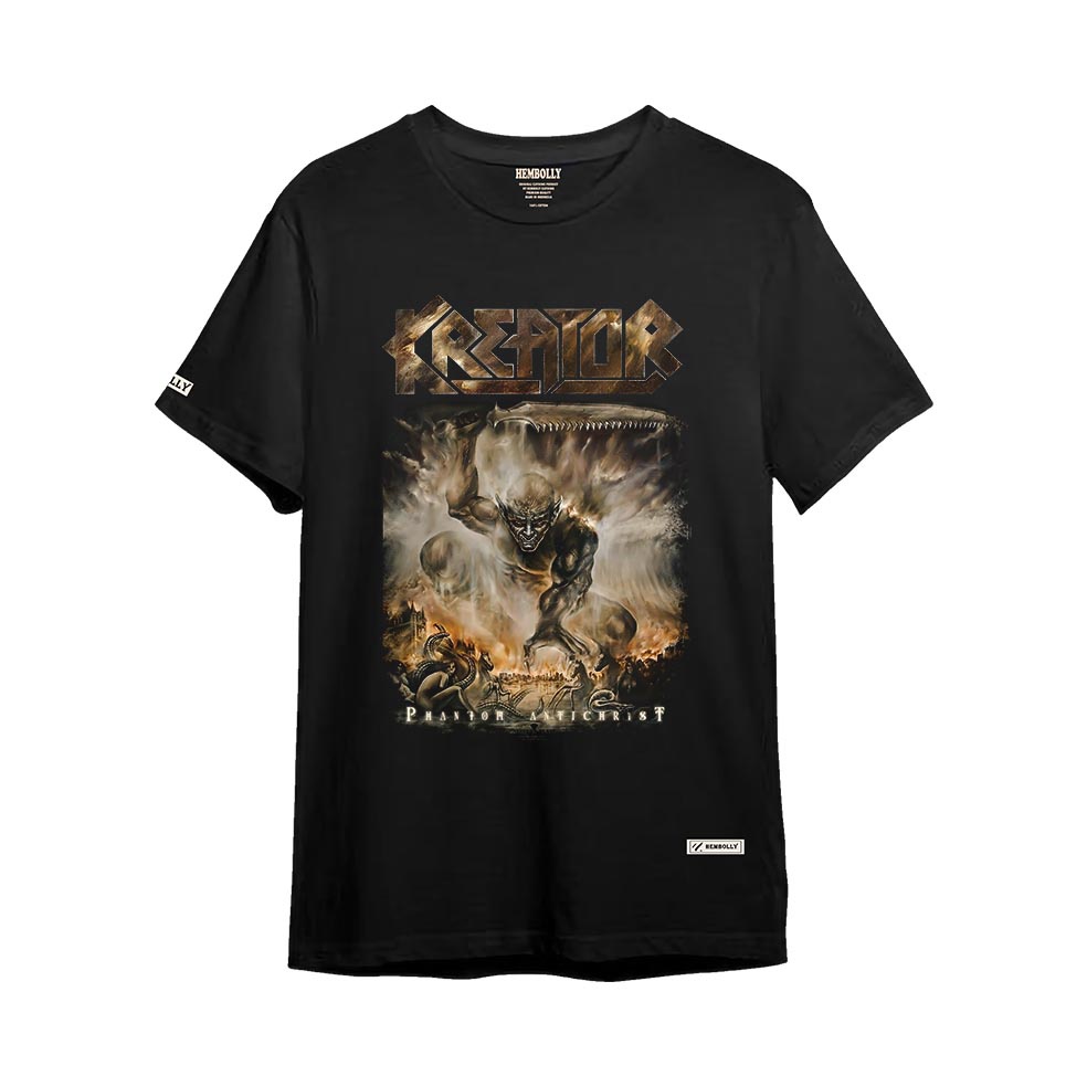 Jual KREATOR PANTHOM ANTICRHIST Tshirt Kaos Kreator Kaos Metal Band