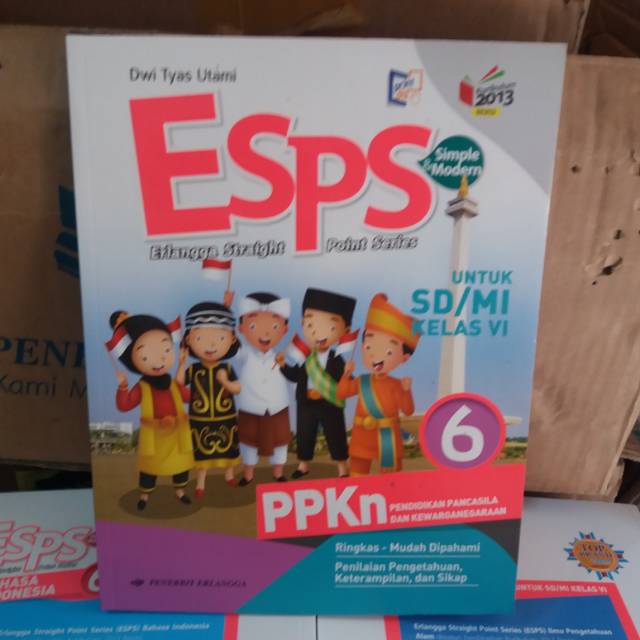 Jual ESPS PPKN Sd Mi Kelas 6 Edisi Revisi K13 Erlangga Shopee Indonesia