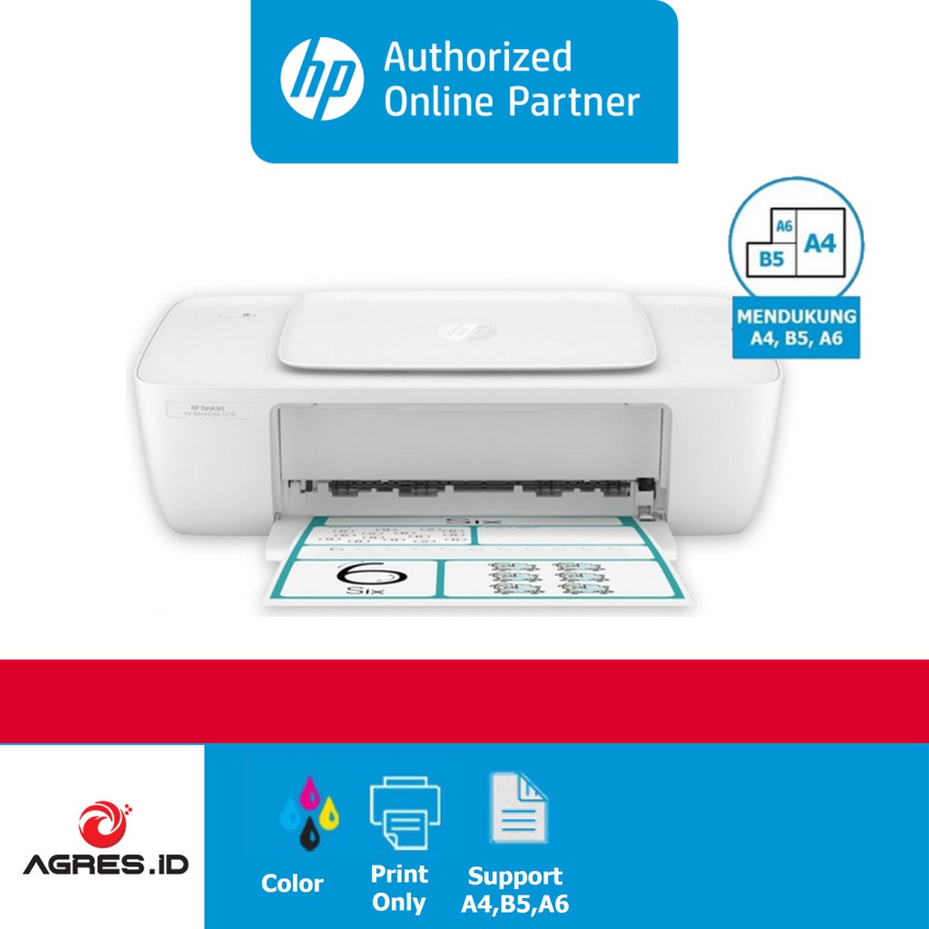 Jual HP Printer DeskJet Ink Advantage 1216 Shopee Indonesia