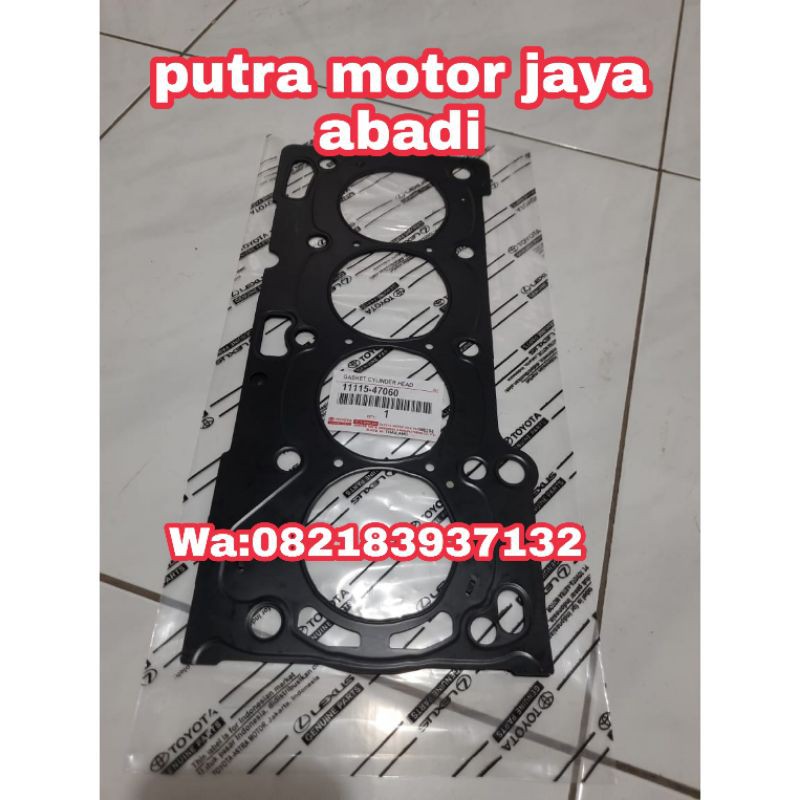 Jual Paking Packing Gasket Cylinder Head Kop Deksel Toyota Etios Asli