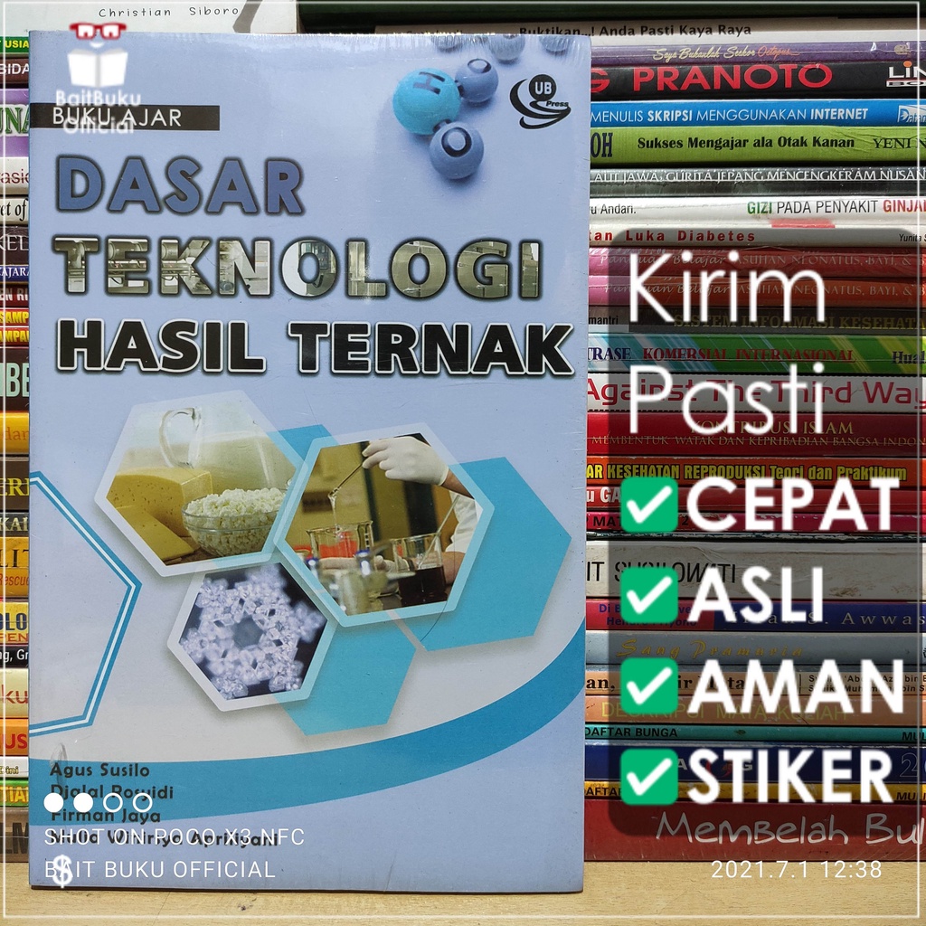 Buku Original Buku Ajar Dasar Teknologi Hasil Ternak Shopee Indonesia Sexiz Pix