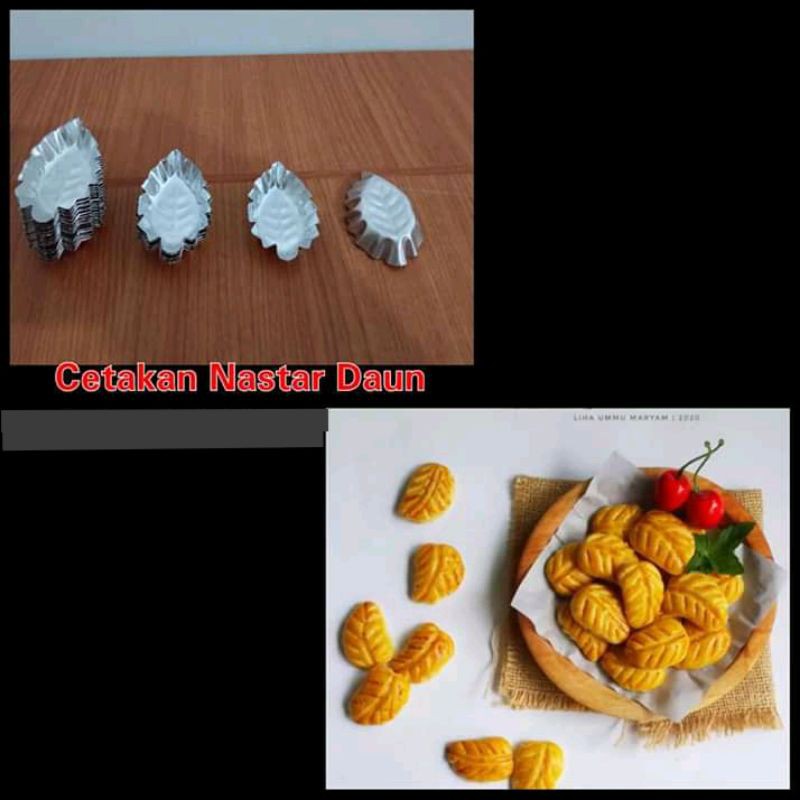 Jual Cetakan Nastar Daun Ukuran Cm Kodi Pcs Shopee Indonesia