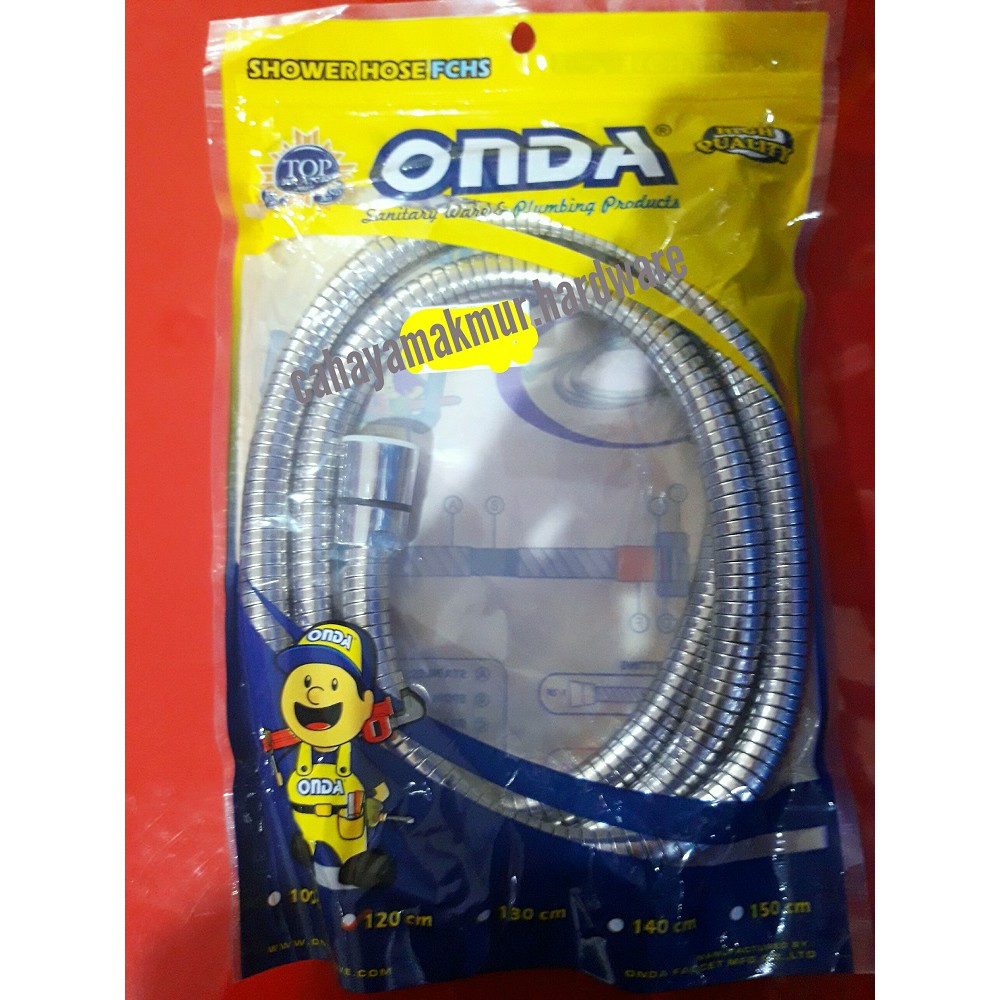 Jual Selang Flexible Shower Hose Selang Shower Mandi Onda Hs Fchs