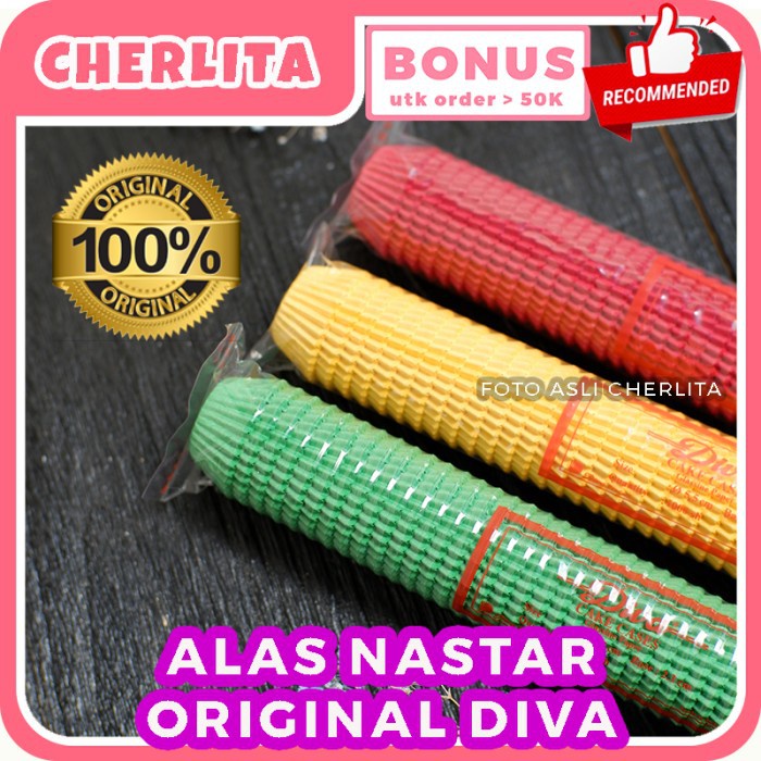 Jual Pcs Alas Nastar Diva Pcs Merah Kuning Hijau Alas Kue