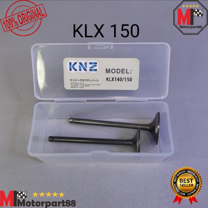 Jual PAYUNG KLEP VALVE SET EX IN KLX 150 KL X 150 DTRACKER 150 KNZ