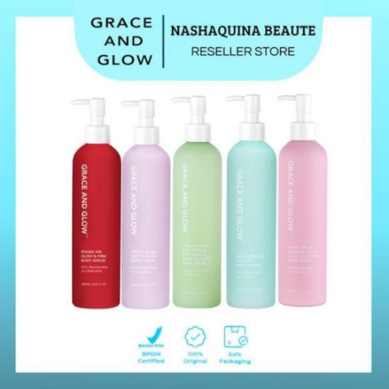 Jual GRACE AND GLOW BODY SERUM English Pear Freesia Black Ophium Miss