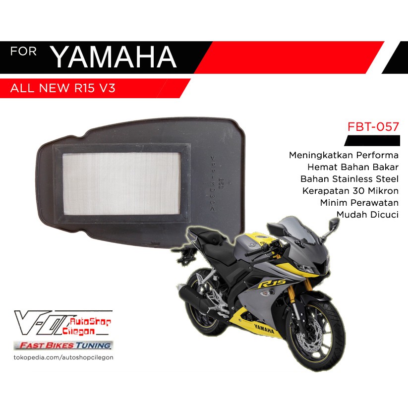 Jual Filter Udara Yamaha Yzf R V Xsr All New Vixion R Fast