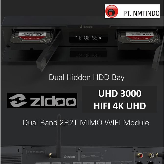 Jual Zidoo Uhd Hifi K Uhd Xmos Ess Dac Dsd Dolby Atmos