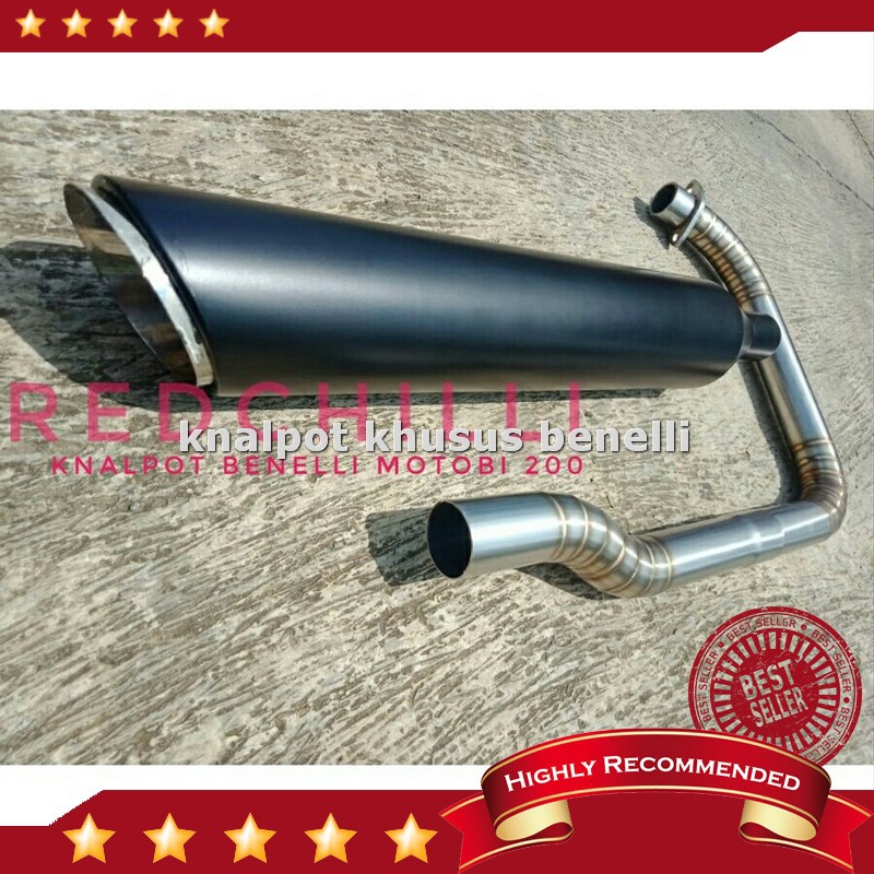 Jual Harga Knalpot Benelli Motobi 200 Evo Knalpot Benelli Motobi 200