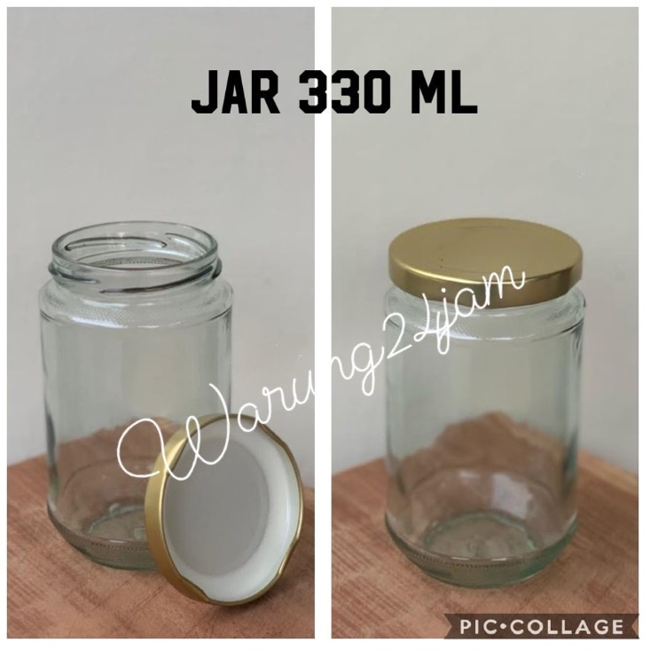 Jual Toples Jar Botol Kaca Bulat Selai Madu Kopi Minuman Ml Baru