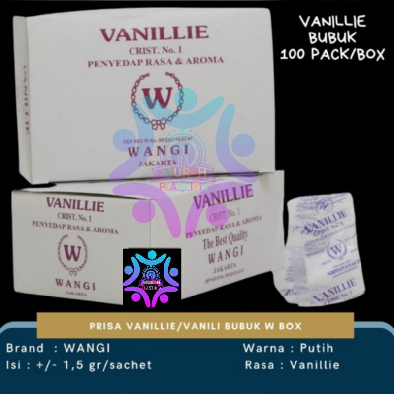 Jual Vanillie Vanila Vanili Sachet Wangi W Isi Sachet Shopee