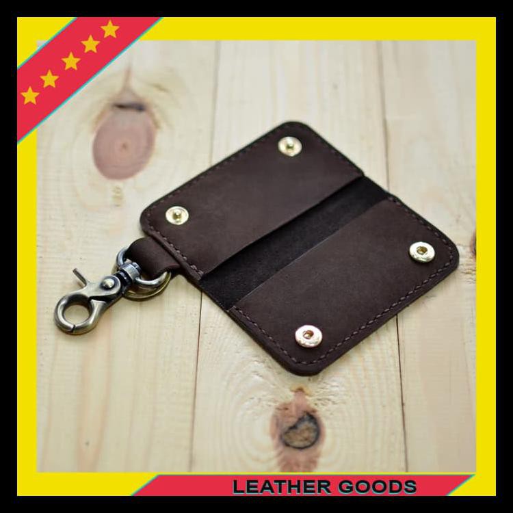 Jual Dompet Stnk Kulit Sapi Asli Sekaligus Gantungan Kunci Handmade