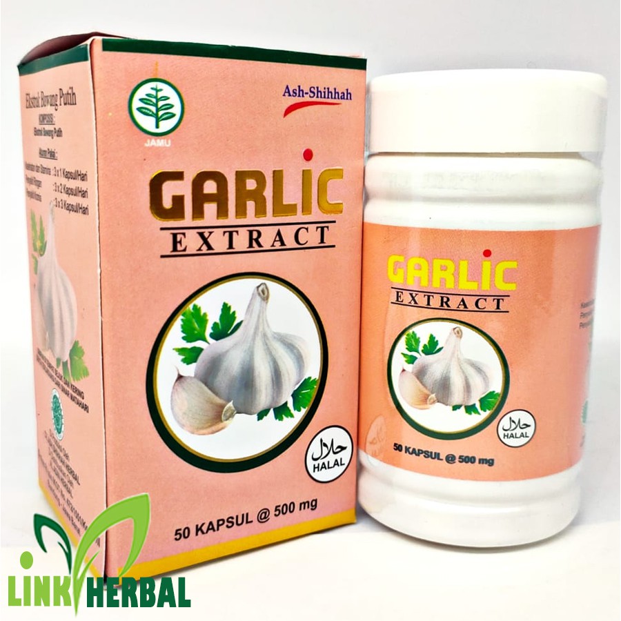 Jual Garlic Extract Ash Shihhah Kapsul Herbal Ekstrak Bawang Putih