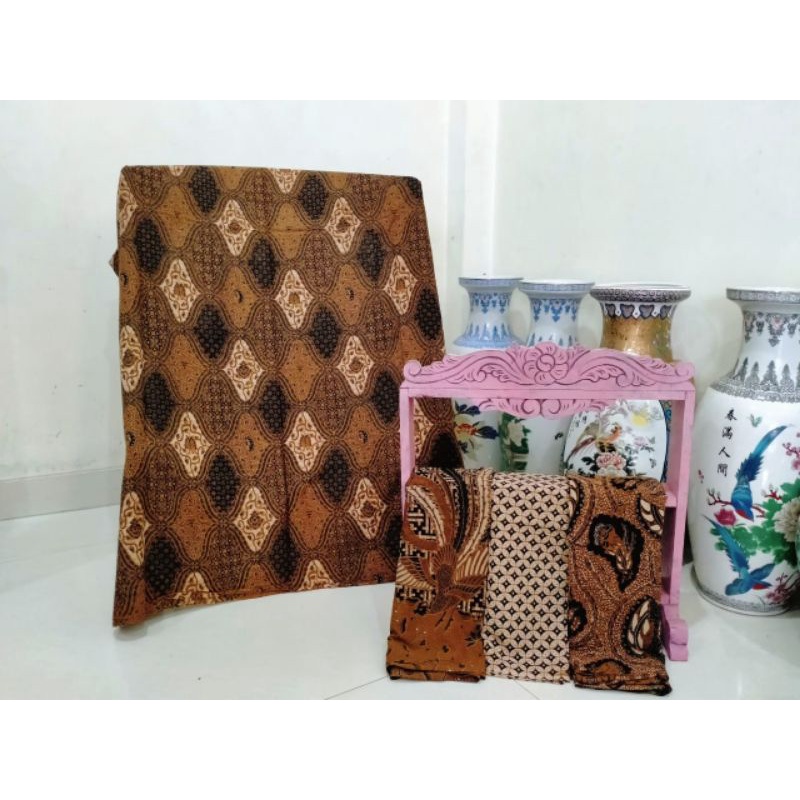 Jual Kain Batik Kota Solo Motif Sogan Sidoluhur Shopee Indonesia