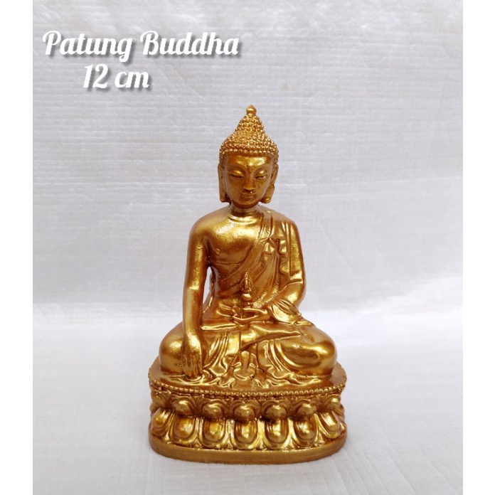 Jual Rupang Buddha Miniatur Patung Buddha 12 Cm Bahan Resin Shopee