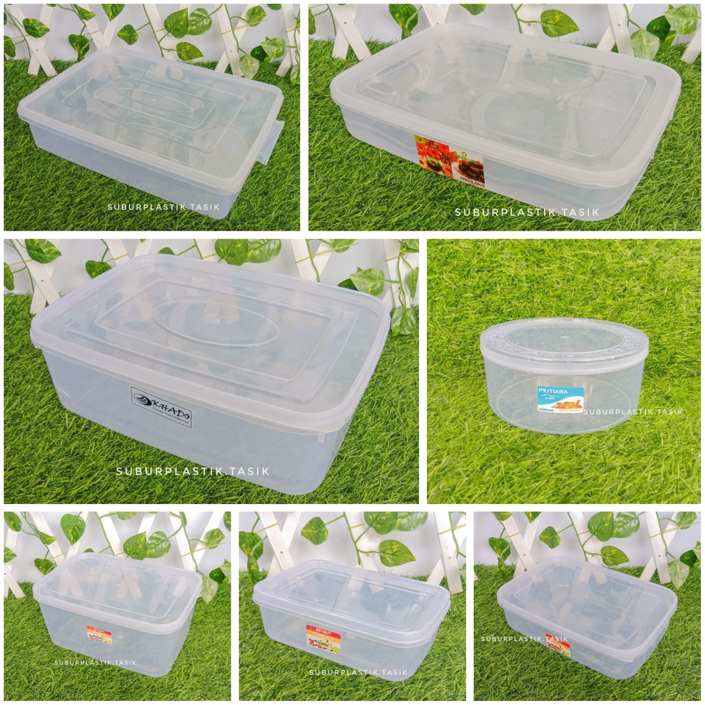 Jual Toples Donat Plastik Murah Persegi Panjang Bulat Toples Kue