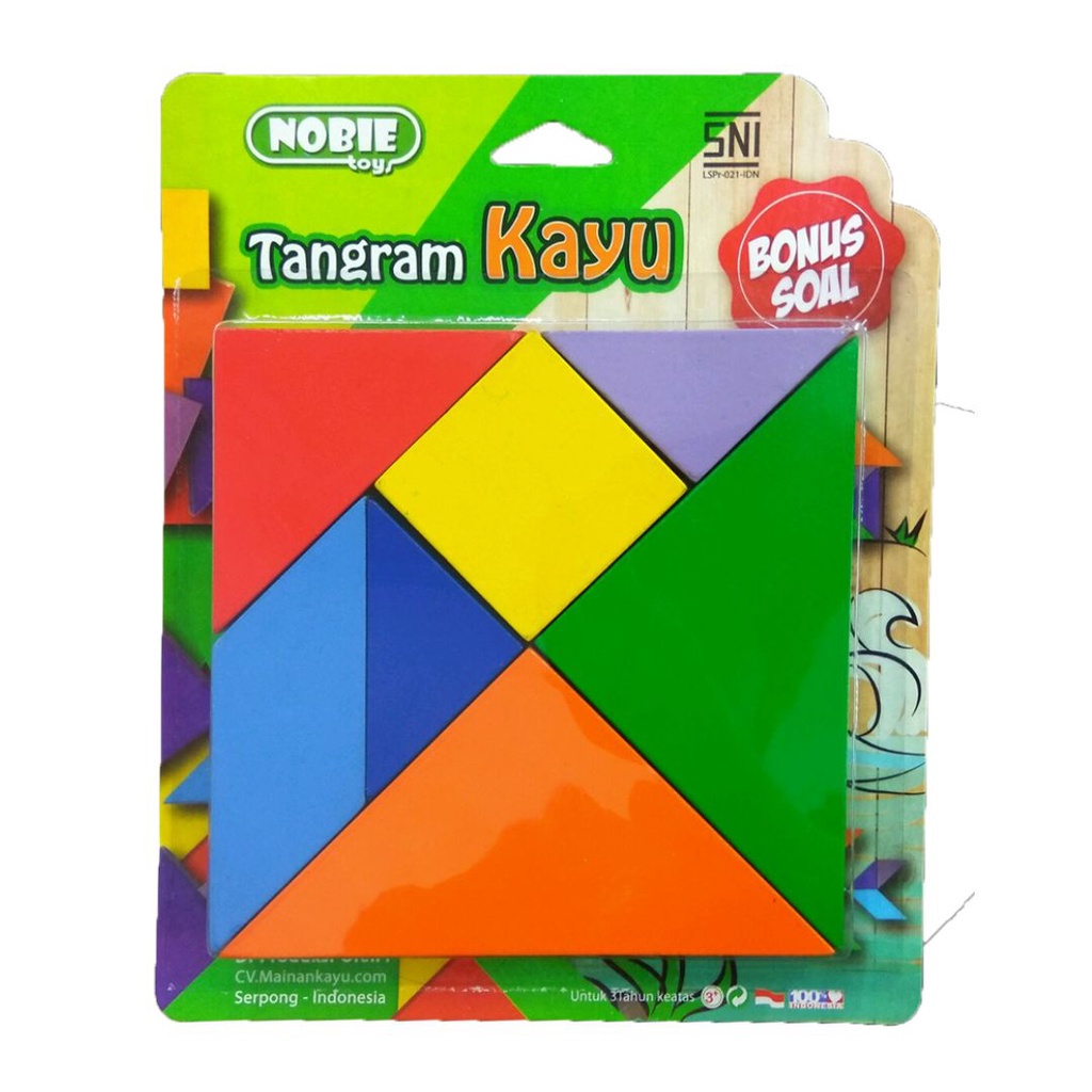 Jual Mainan Terapi Tangram Mini Hanger APE Alat Peraga Edukasi Mainan