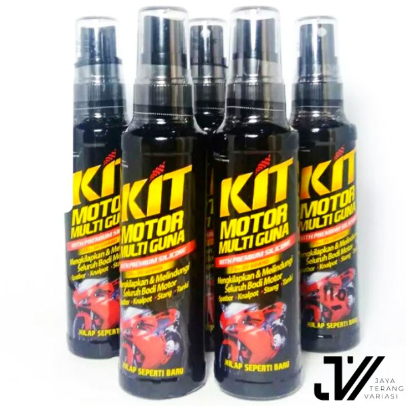 Jual KIT Motor Multiguna Spray Semprot 100ml Pengkilap Body Motor