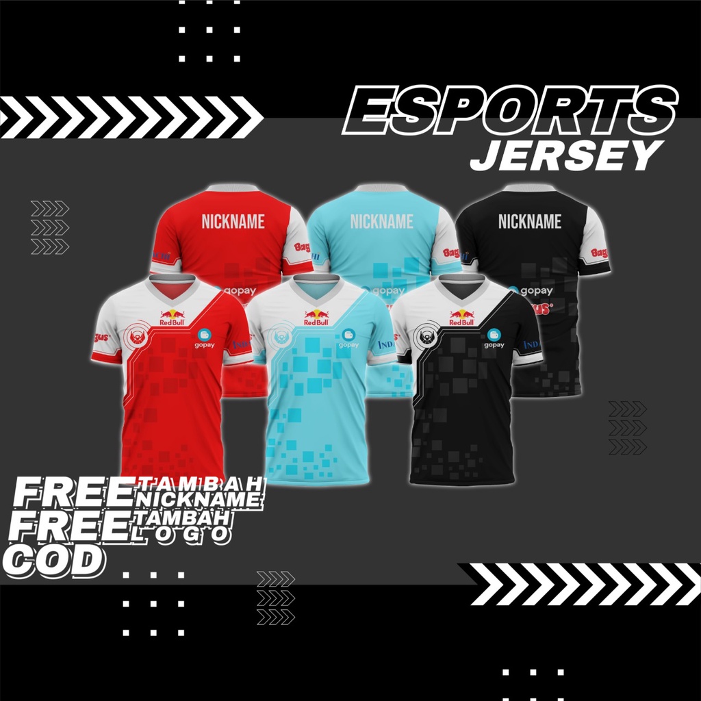 Jual Jersey Bigetron Jersey Gaming Custom Free Nickname Premium