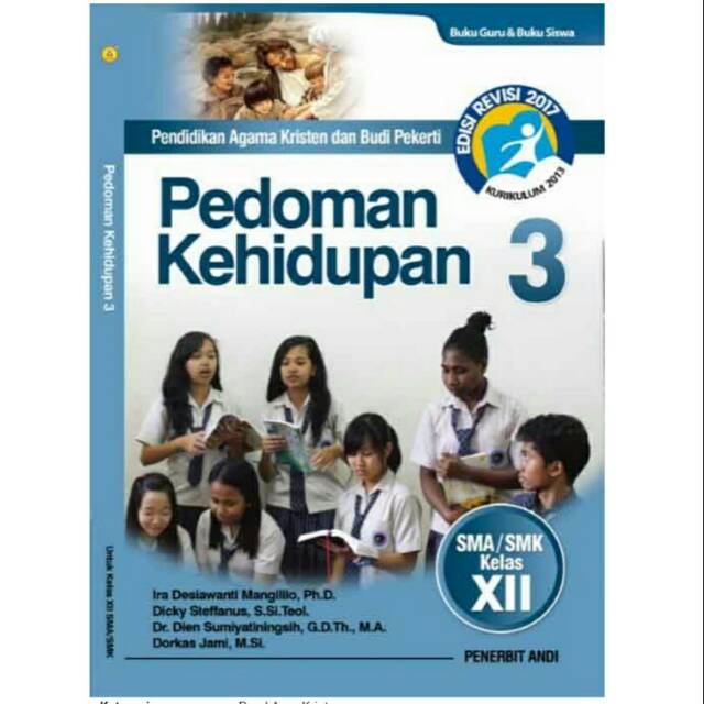 Jual Pedoman Kehidupan Pendidikan Agama Kristen Dan Budi Pekerti Sma