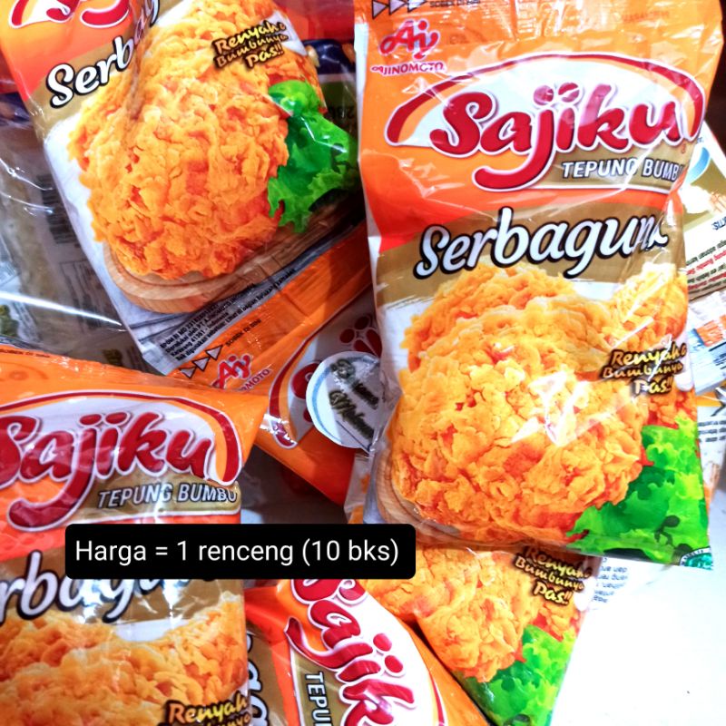 Jual Sajiku Tepung Bumbu Serbaguna 1 Renceng Shopee Indonesia