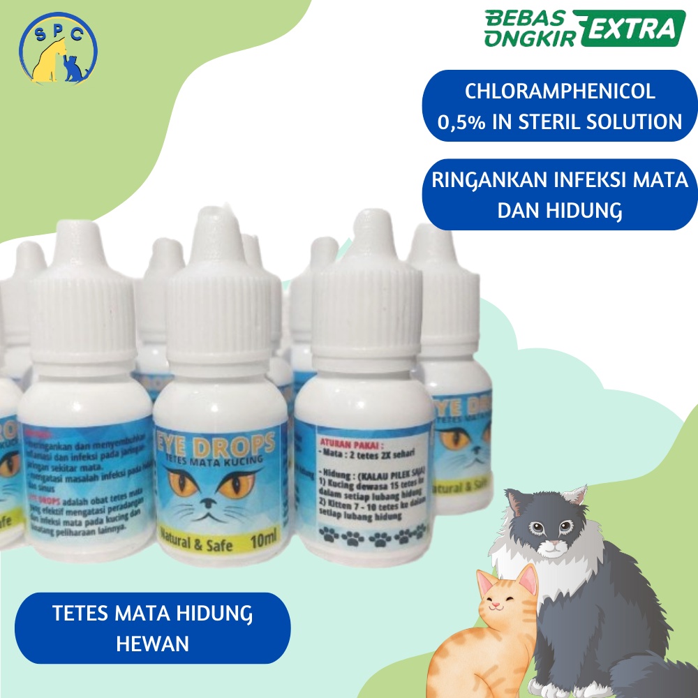 Jual Obat Tetes Mata Kucing Untuk Radang Mata Pernafasan Hidung Pilek