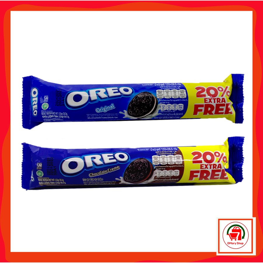 Jual Oreo Biskuit Sandwich 15 Extra Free 161 5 Gram Shopee Indonesia