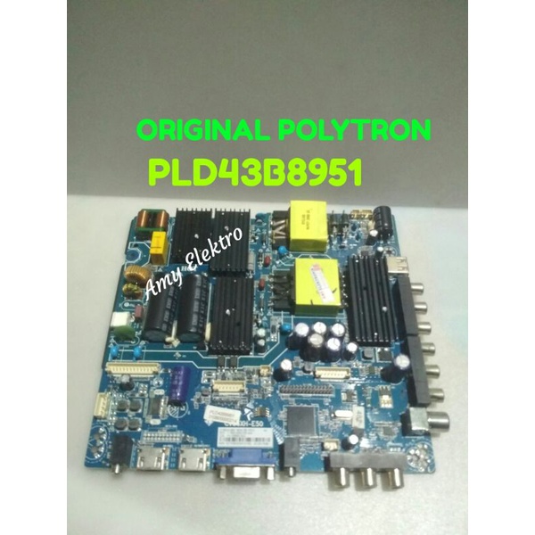 Jual MB Mainboard Motherboard Mobo Board Polytron Pld 43b8951 Shopee