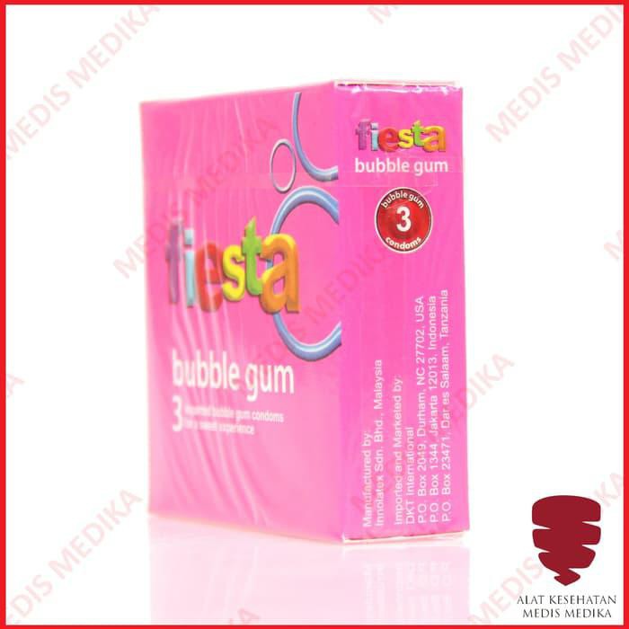 Jual Paket Hemat Fiesta Bubble Gum Isi Kondom Wangi Permen Karet Alat