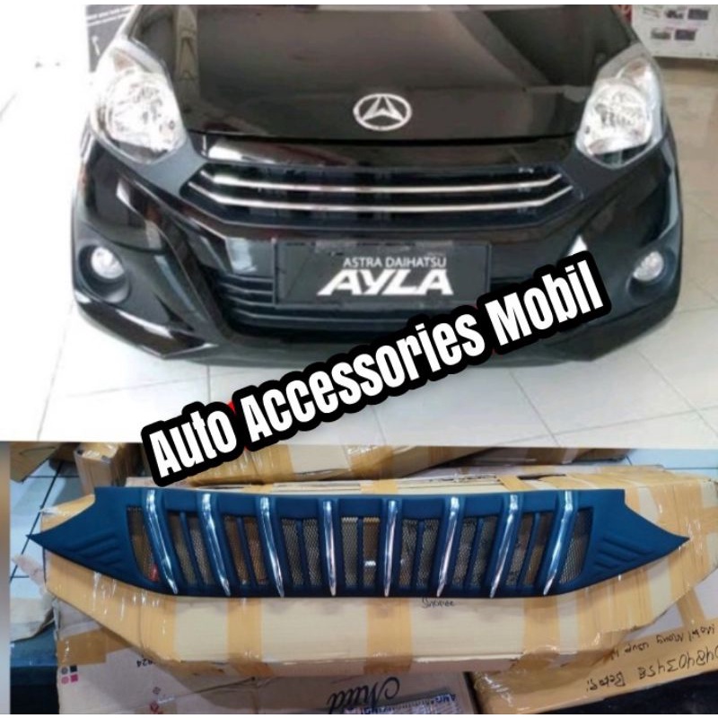 Jual Grill Apollo Ayla List Chrome Shopee Indonesia