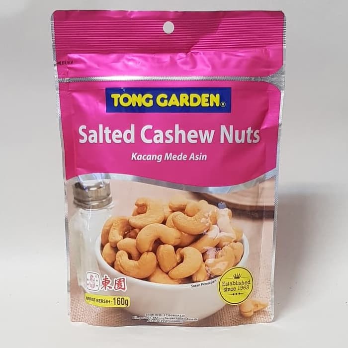 Jual Tong Garden Salted Cashew Nuts Gr Shopee Indonesia