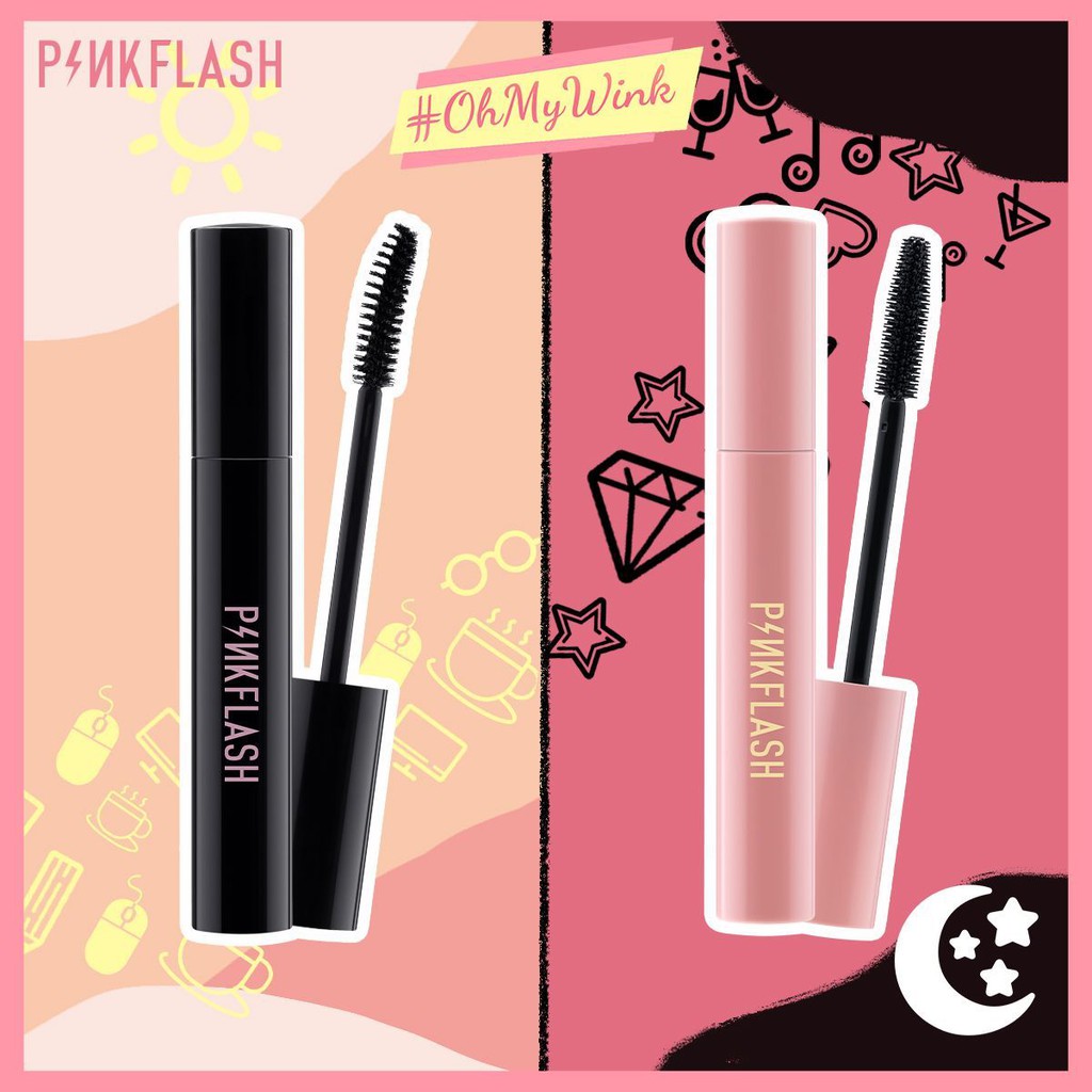 Jual Pinkflash Mascara Maskara Day Night Volume Lengthening