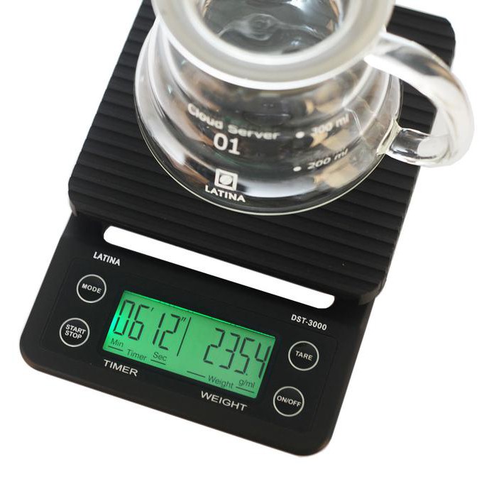 Jual Latina Newton Timer Coffee Scale Timbangan V Drip Kopi Kg