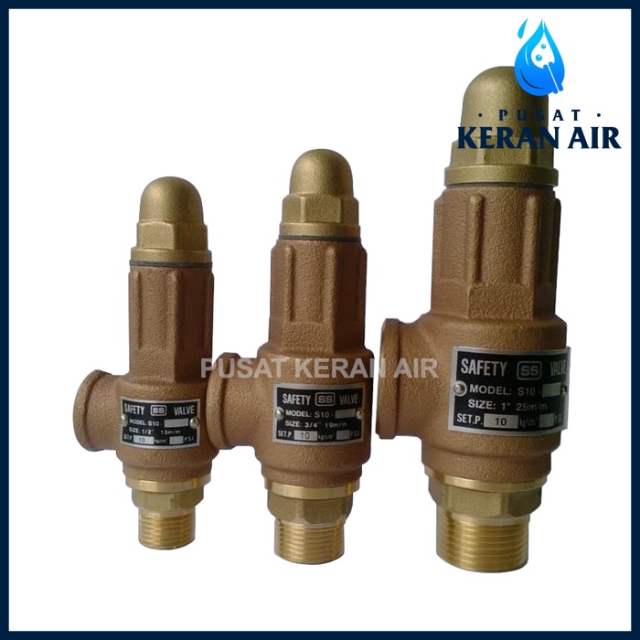 Jual Safety Valve Kuningan Bar Kg Cm Drat Luar X Dalam Shopee