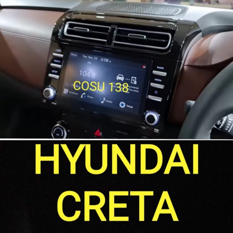 Jual Anti Gores Tempered Glass Pelindung Layar Head Unit Hyundai Creta