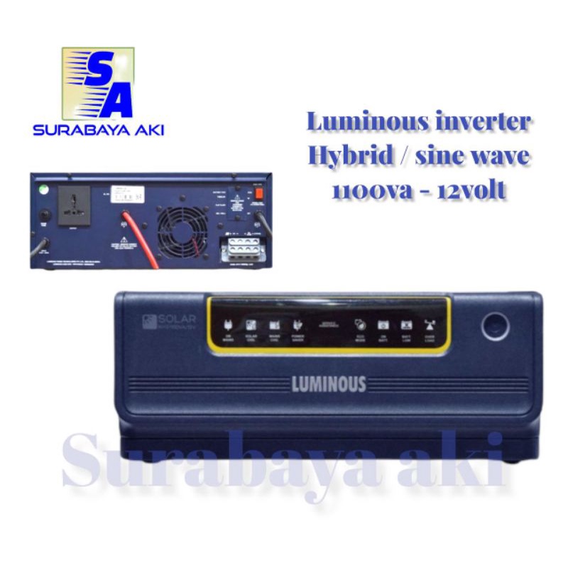 Jual INVERTER LUMINOUS SOLAR HYBRID HOME INVERTER SINE WAVE 1100VA 12V