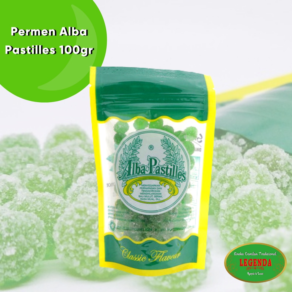 Jual Permen Mint Alba Pastilles Pastiles 100gr Shopee Indonesia