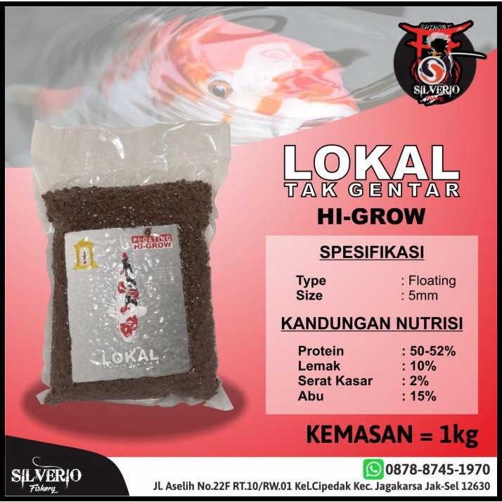 Jual Pakan Ikan Koi Lokal Tak Gentar Ltg Shopee Indonesia