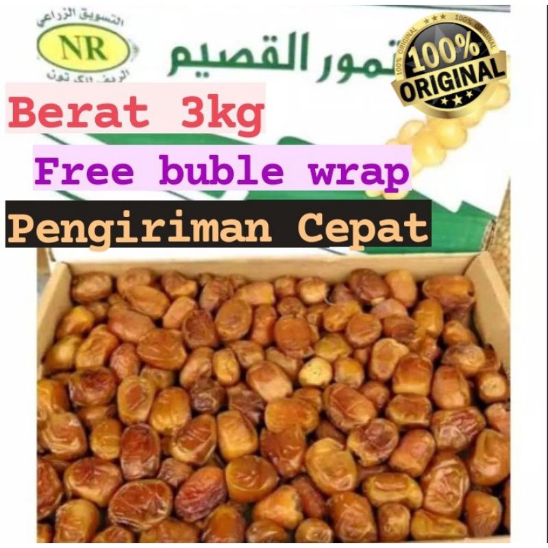 Jual KURMA SUKARI 3KG KURMA RAJA SUKARI BASAH KURMA BASAH LEMBUT