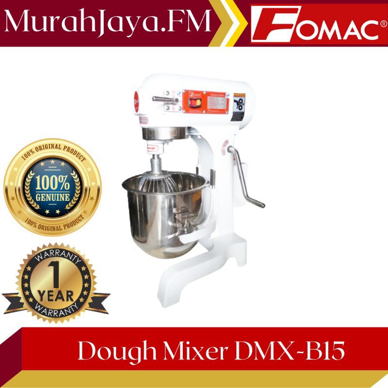 Jual FOMAC Planetary Dough Mixer Mesin Pengaduk Adonan 15 Liter DMX B15