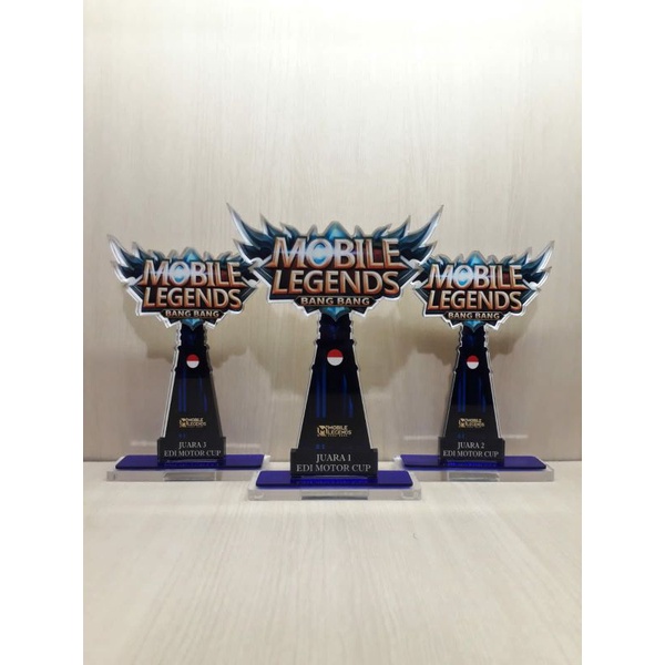 Jual Tropy Juara Mobile Legend Plakat Mobile Legend Hadiah Mobile