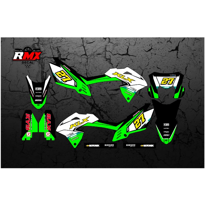 Jual DECAL KLX BF FULLBODY 012 DEKAL STIKER KLX 150 BF G SE NEW 2016