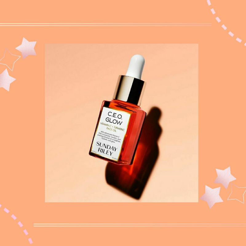 Jual Sunday Riley CEO Glow Vitamin C Tumeric Face Oil 5ml 15ml