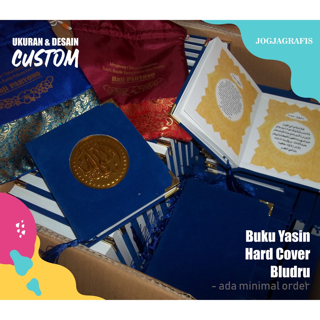 Jual Cetak Buku Yasin Hard Cover Bludru Yasin Tahlil Yasin Murah Yasin