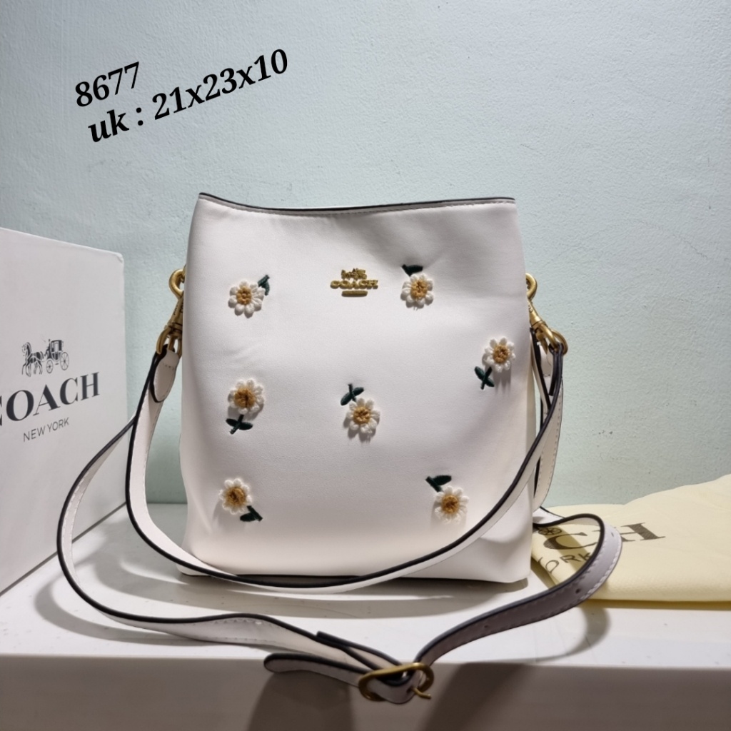 Jual Tas Wanita Coa Bucket Daisy Tas Top Handle Bag Shopee Indonesia