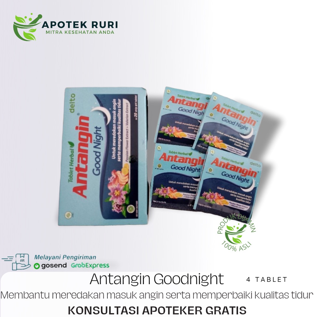 Jual Antangin Good Night Tablet Meredakan Masuk Angin Dan