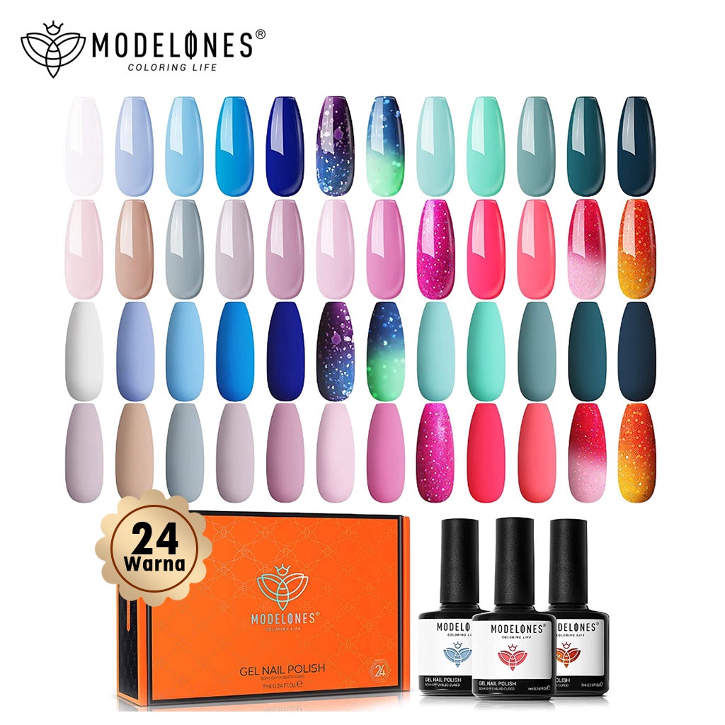 Jual Modelones Gel Cat Kuku Musim Semi Musim Panas Warna Gel Polish