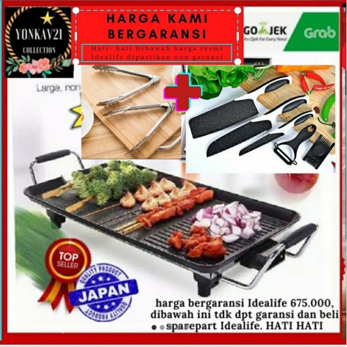 Jual Promo Bbq Grill Listrik Alat Pemanggang Panggangan Pan Idealife